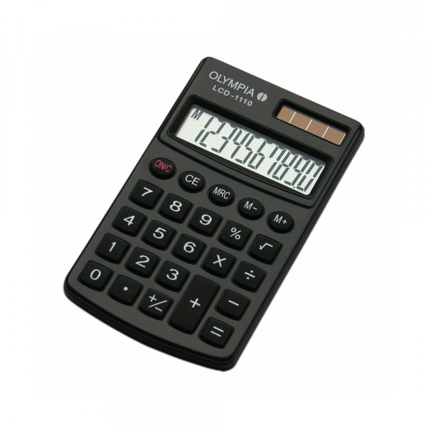 2455 Kalkulator Olympia LCD 1110 Black