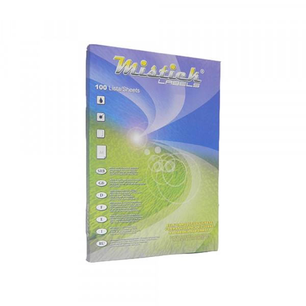Nalepnice Mistick A4/8 52,5x148,5