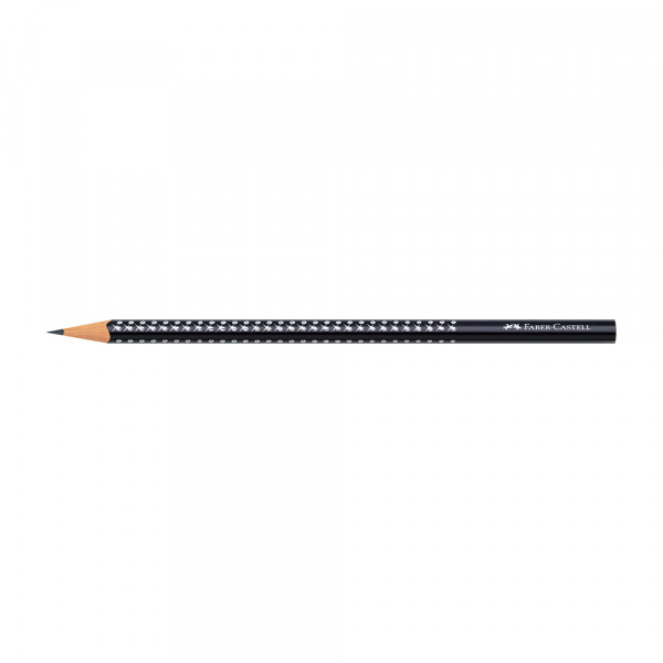 3044 Grafitna olovka Faber Castel GRIP HB Sparkle 118299 crna