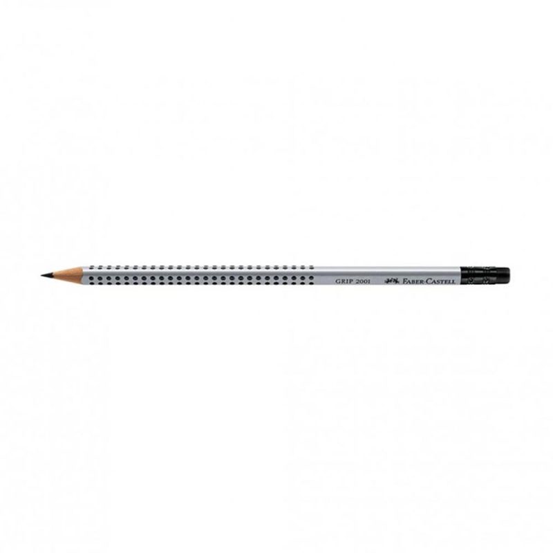 Grafitna olovka Faber Castel GRIP HB sa gumicom siva 117200 (12605)