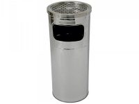 Kanta + pepeljara AM 1279 inox 24x60cm 27 lit. sa rešetkom