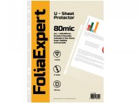 U folija 80 mic 1/100 FOLIAEXPERT A4+ kristal 235x305mm