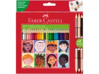 Drvene bojice Faber Castell Children triangular 1/24 + 3 bicolor 511515
