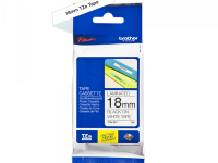 TZe-241 crna na belo 18mm